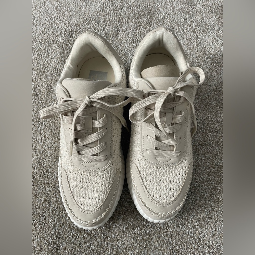 DV by Dolce Vita Textured Cream Sneakers